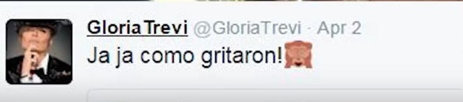 Gloria Trevi se cae